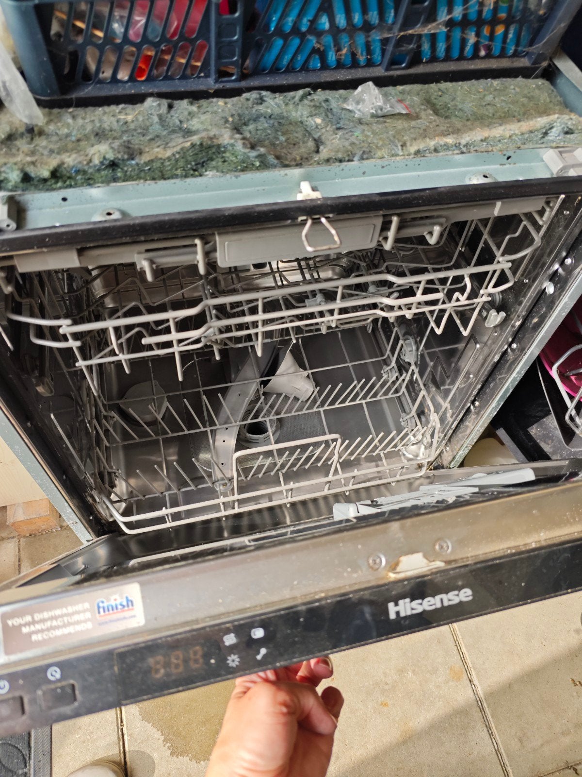 Hisense HV603D40UK Vaatwasser - Gebruikt, Witgoed en Apparatuur, Ophalen, Gebruikt, 60 cm of meer, Inbouw