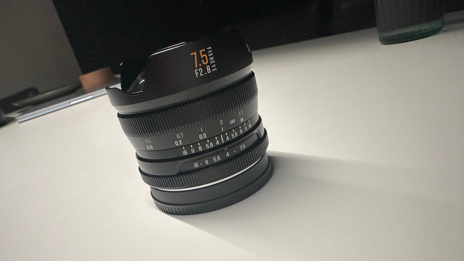 Brightin Star 7.5mm F2.8 Fisheye-lens voor Sony E-mount, Fisheye-lens, Ophalen of Verzenden, Zo goed als nieuw, Handmatige focus