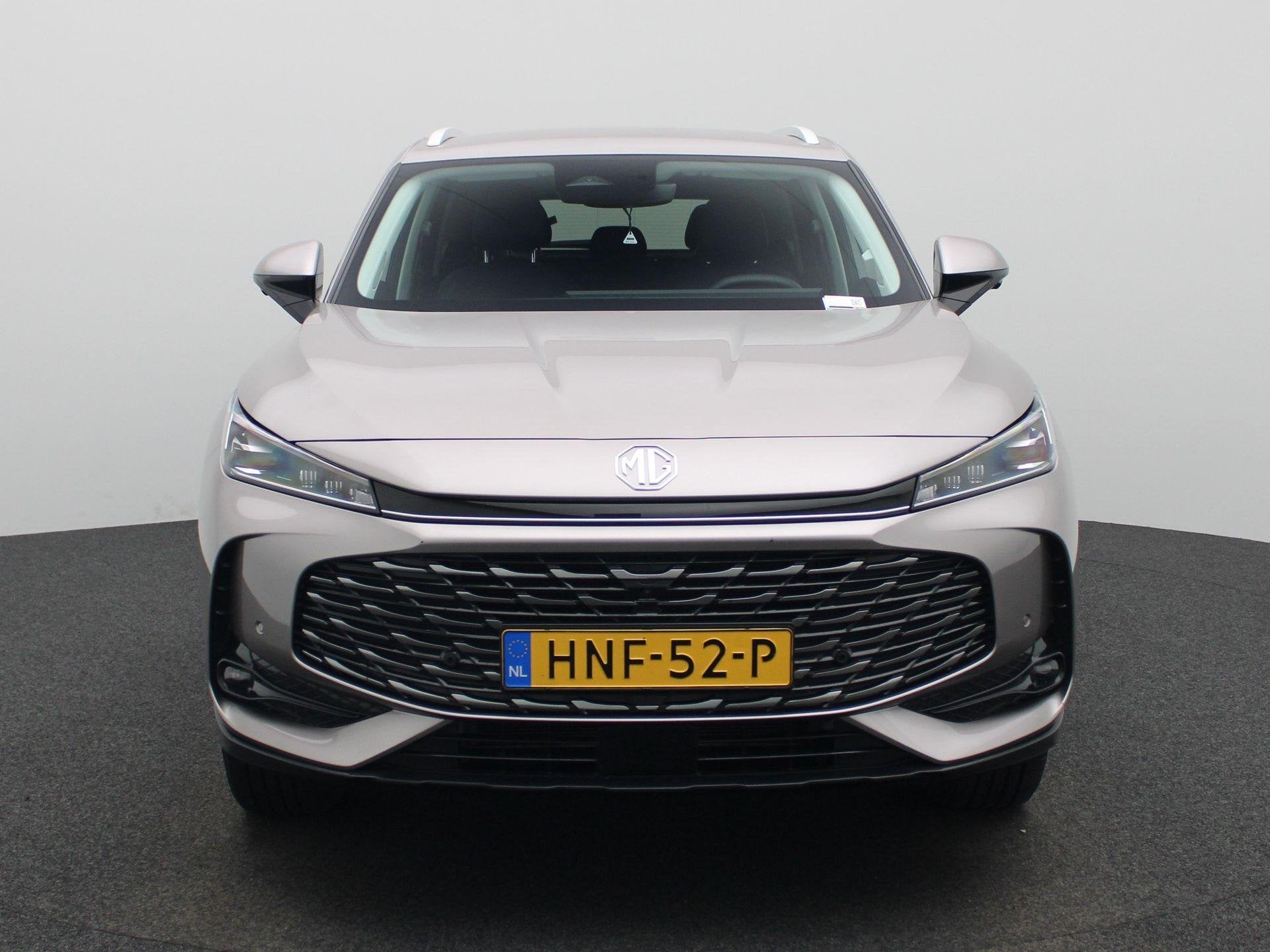 MG HS PHEV 1.5 272pk Aut. Luxury | 1e-Eig. | 100km Electrisc, Auto's, Stof, Gebruikt, 4 cilinders, 21 kWh