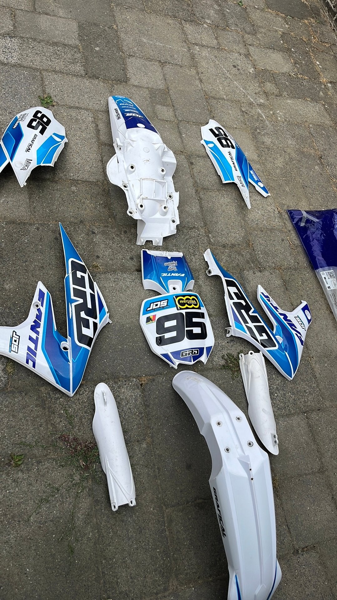 Fantic 2023 kappenset/plastic 250cc xxf, Motoren, Onderdelen | Yamaha, Ophalen of Verzenden, Nieuw