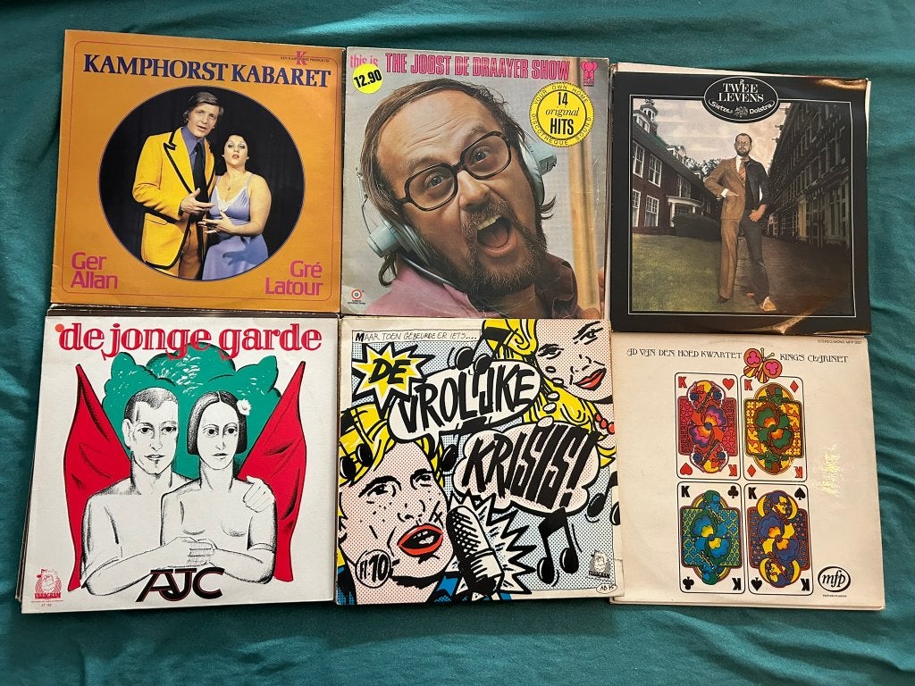 36 LP's Cabaret diverse artiesten (ook per stuk te koop), LP, Gebruikt, Cabaret of Kleinkunst, Ophalen of Verzenden