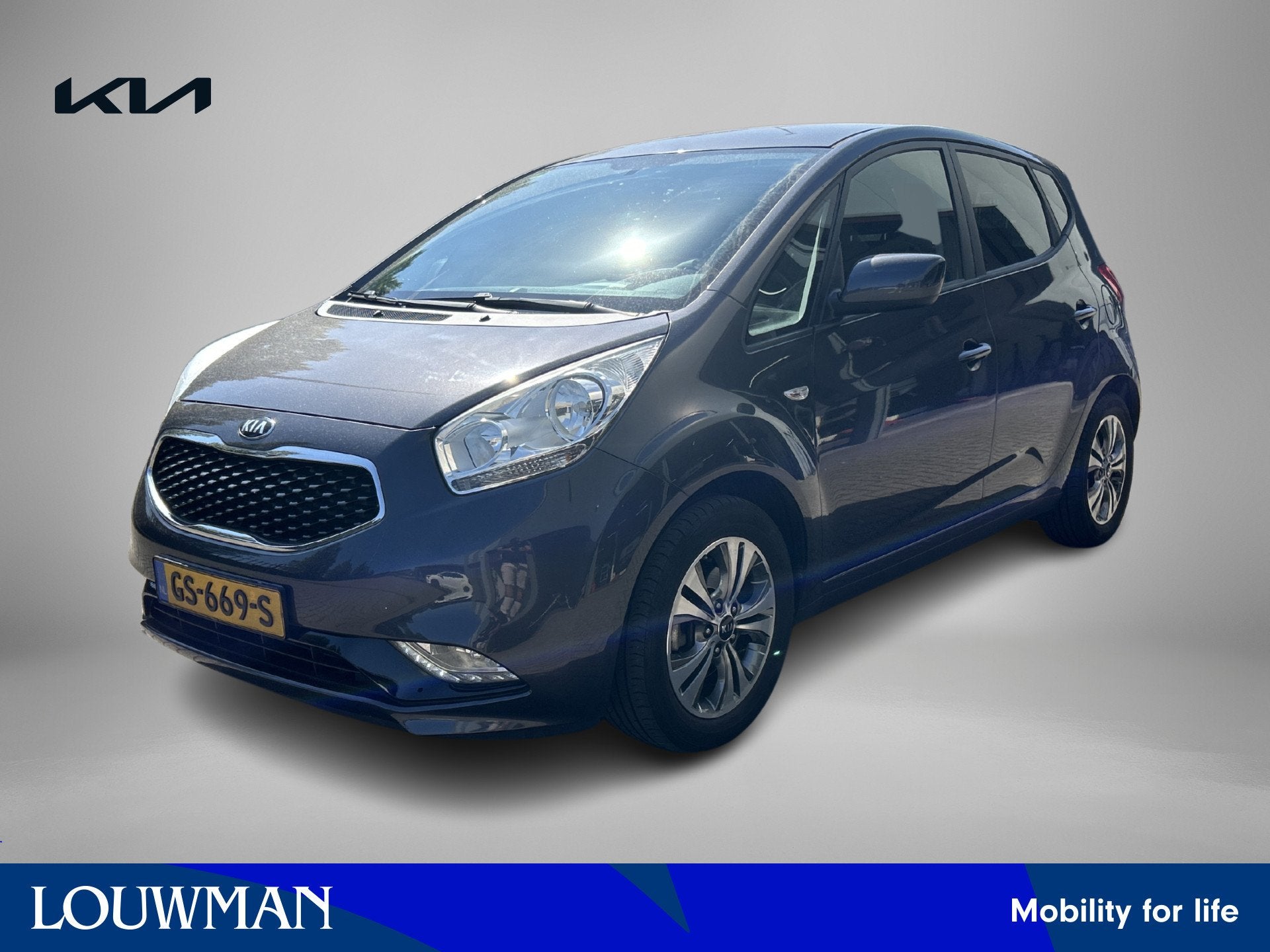 Kia Venga 1.4 CVVT DynamicPLusLine (bj 2015), Auto's, Voorwielaandrijving, 12 maanden, Stof, Gebruikt
