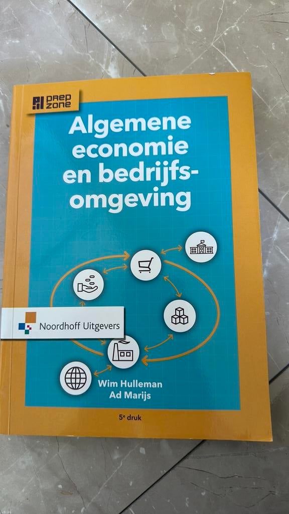 W. Hulleman - Algemene economie en bedrijfsomgeving, Boeken, Ophalen of Verzenden, Zo goed als nieuw, Economie en Marketing, W. Hulleman; A.J. Marijs