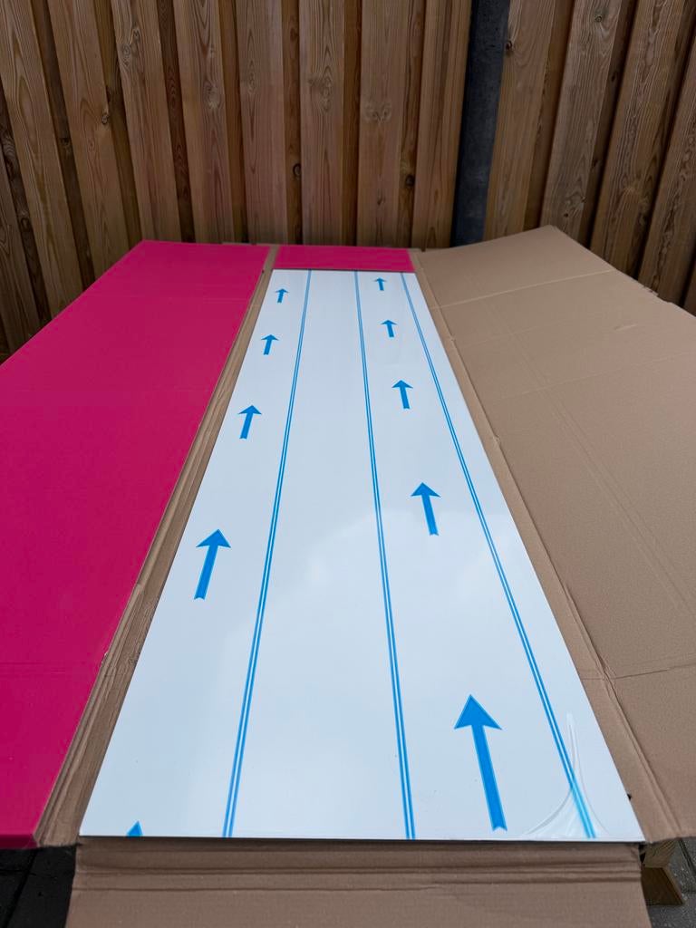 Plexiglas achterwand keuken wit 3 mm, Doe-het-zelf en Verbouw, Platen en Panelen, Ophalen, Zo goed als nieuw, Overige materialen