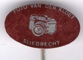 Foto van der Kloet Sliedrecht blik speldje ( C_123 ), Verzenden, Zo goed als nieuw, Transport, Speldje of Pin