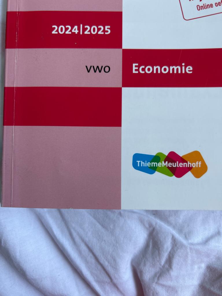 Examenbundel VWO Economie 2024/2025, Boeken, Schoolboeken, Ophalen of Verzenden, Zo goed als nieuw, VWO, Economie