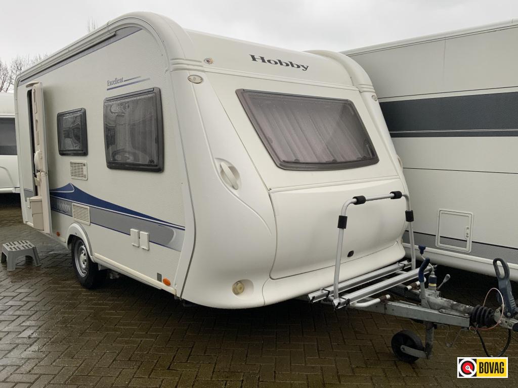Hobby Excellent 440 SF 2e Pinksterdag open, Caravans en Kamperen, Schokbreker, Hobby, Bedrijf, Treinzit