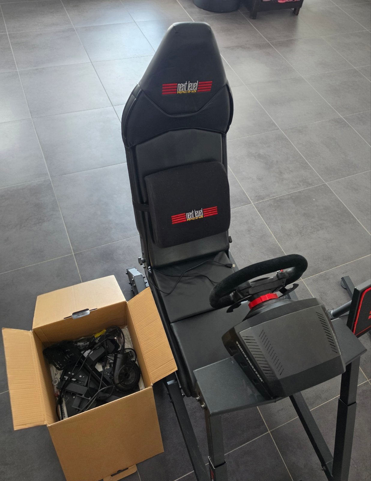 Complete sim-racing setup, racestuur, racestoel, loadcell, Spelcomputers en Games, Spelcomputers | Overige Accessoires, Gebruikt