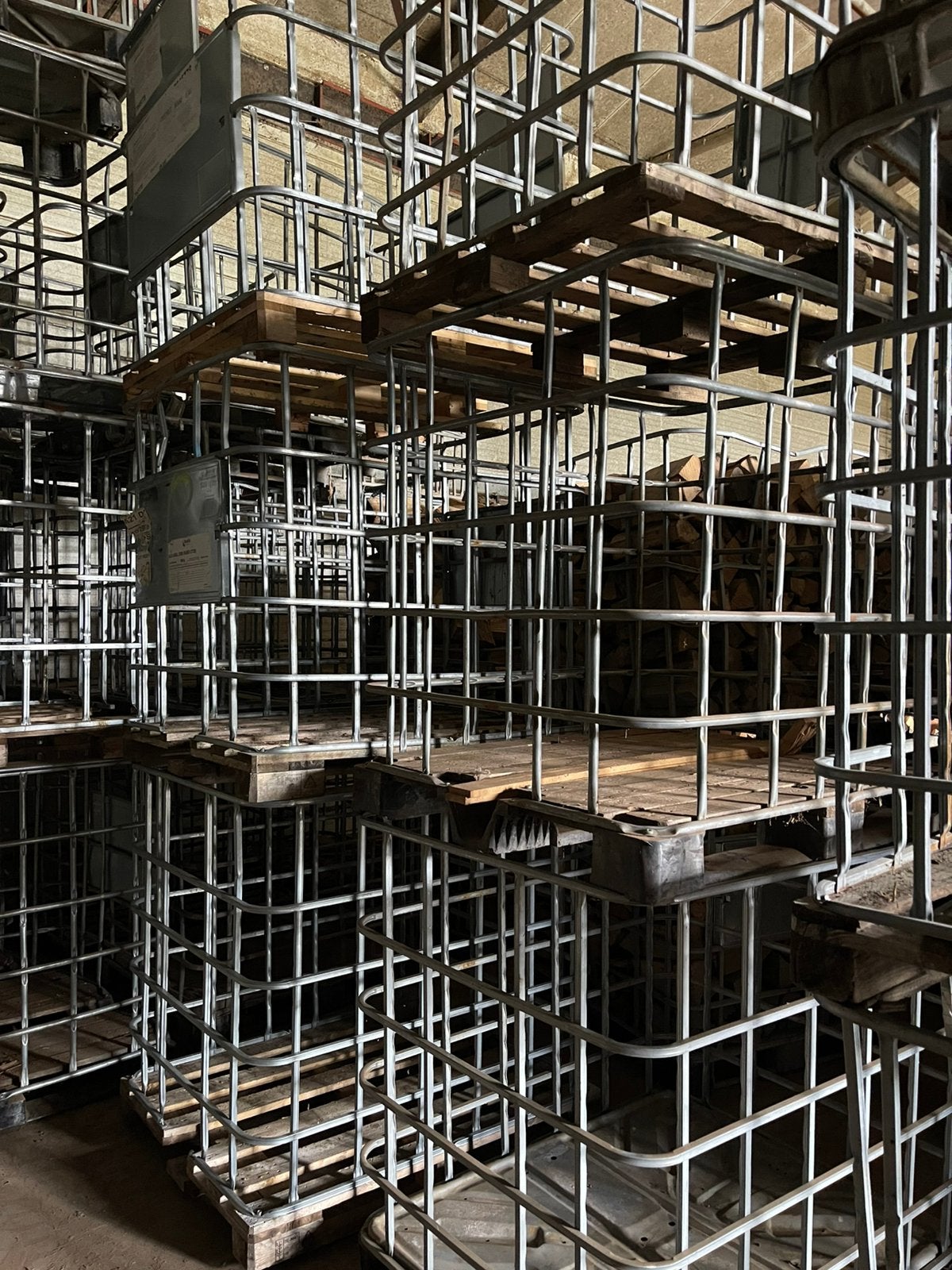 IBC kratten - houten pallets, 100 cm of meer, 60 cm of meer, Ophalen of Verzenden, Zo goed als nieuw