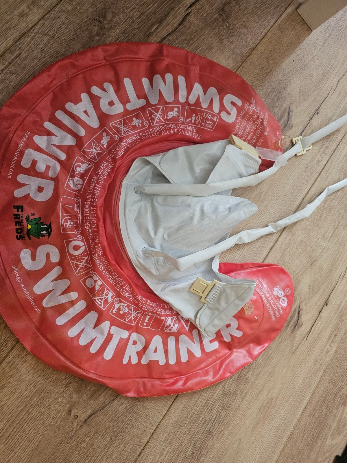 SWIMTRAINER Classic Rood Zwemband voor Baby's, Ophalen of Verzenden, Gebruikt, Zwemband, Swimtrainer