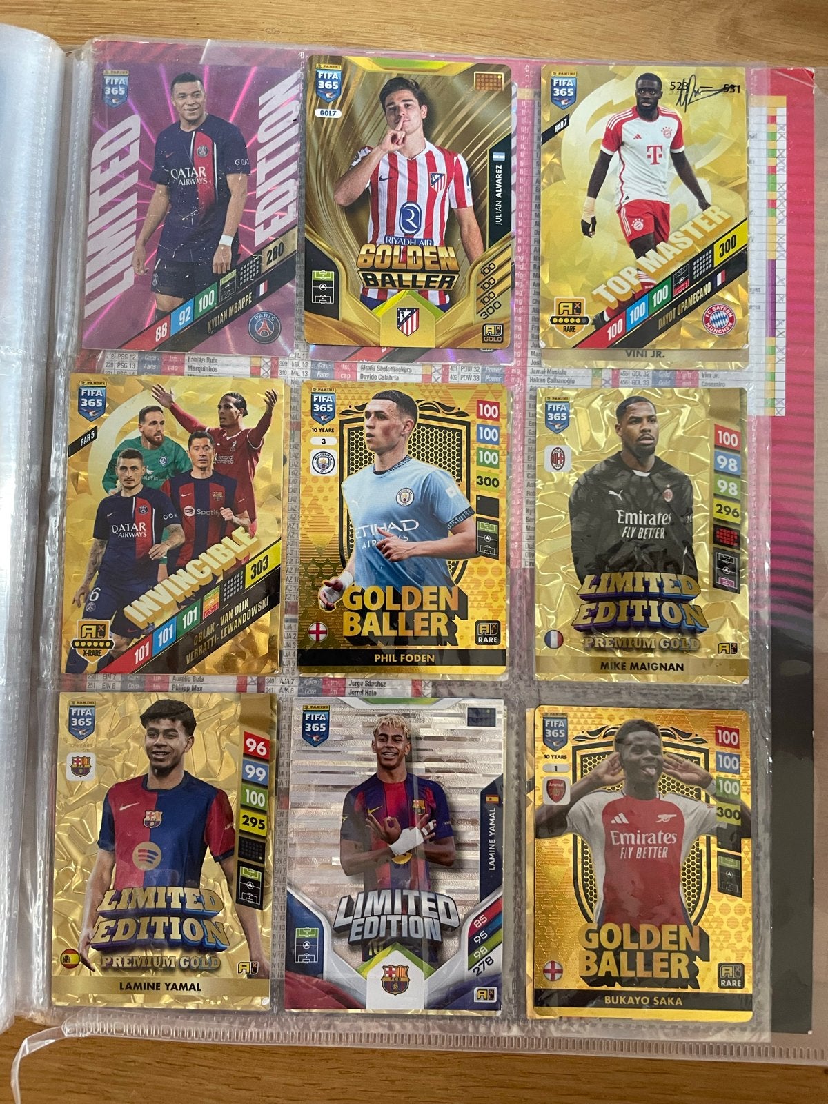 FIFA 365 Adrenalyn XL 2024 Premium Gold Limited Edition, Ophalen of Verzenden, Zo goed als nieuw