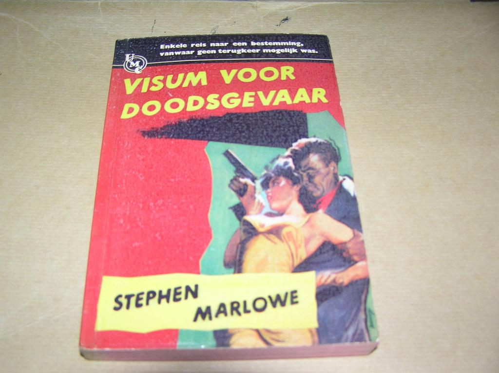  Visum voor doodsgevaar-Stephen Marlowe(UMC Real 73), Boeken, Detectives, Ophalen of Verzenden, Zo goed als nieuw, Stephen Marlowe