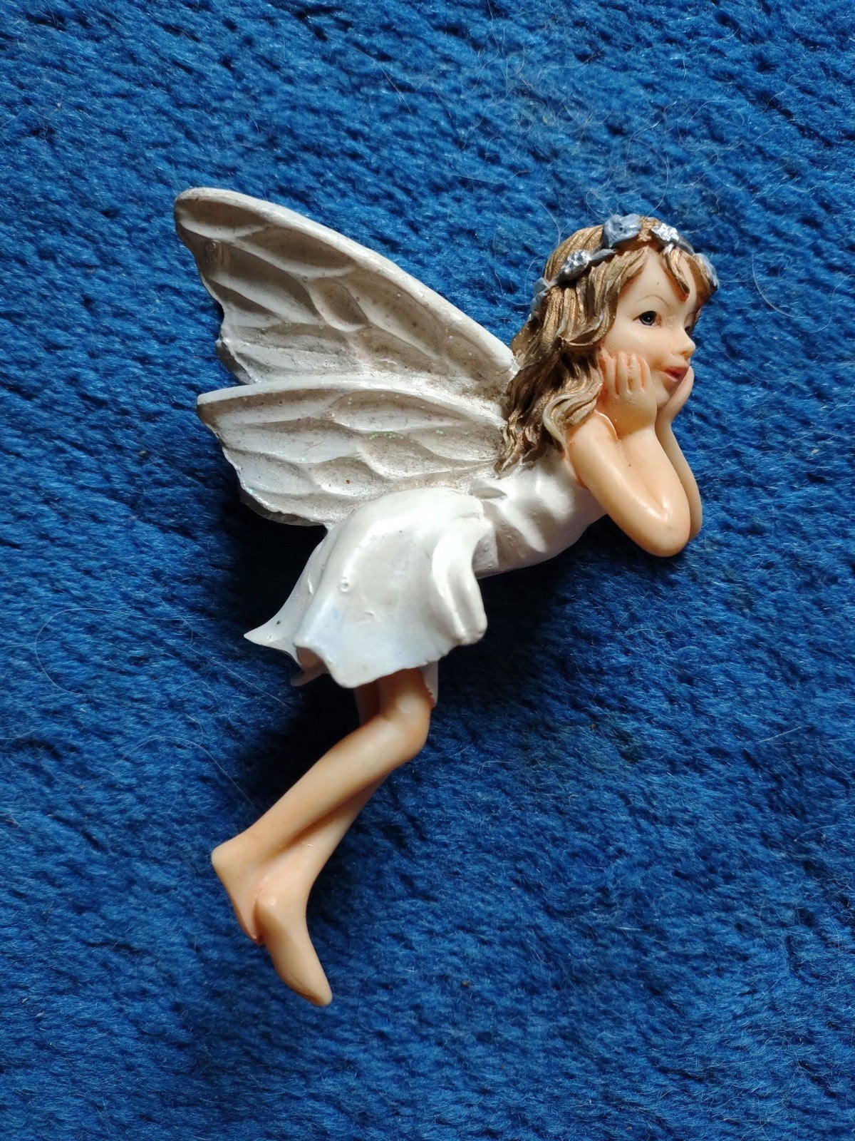 Feeënbeeldje / Elfenbeeldje (12,5 cm) – Decoratief Ornament, Verzamelen, Beelden en Beeldjes, Ophalen of Verzenden