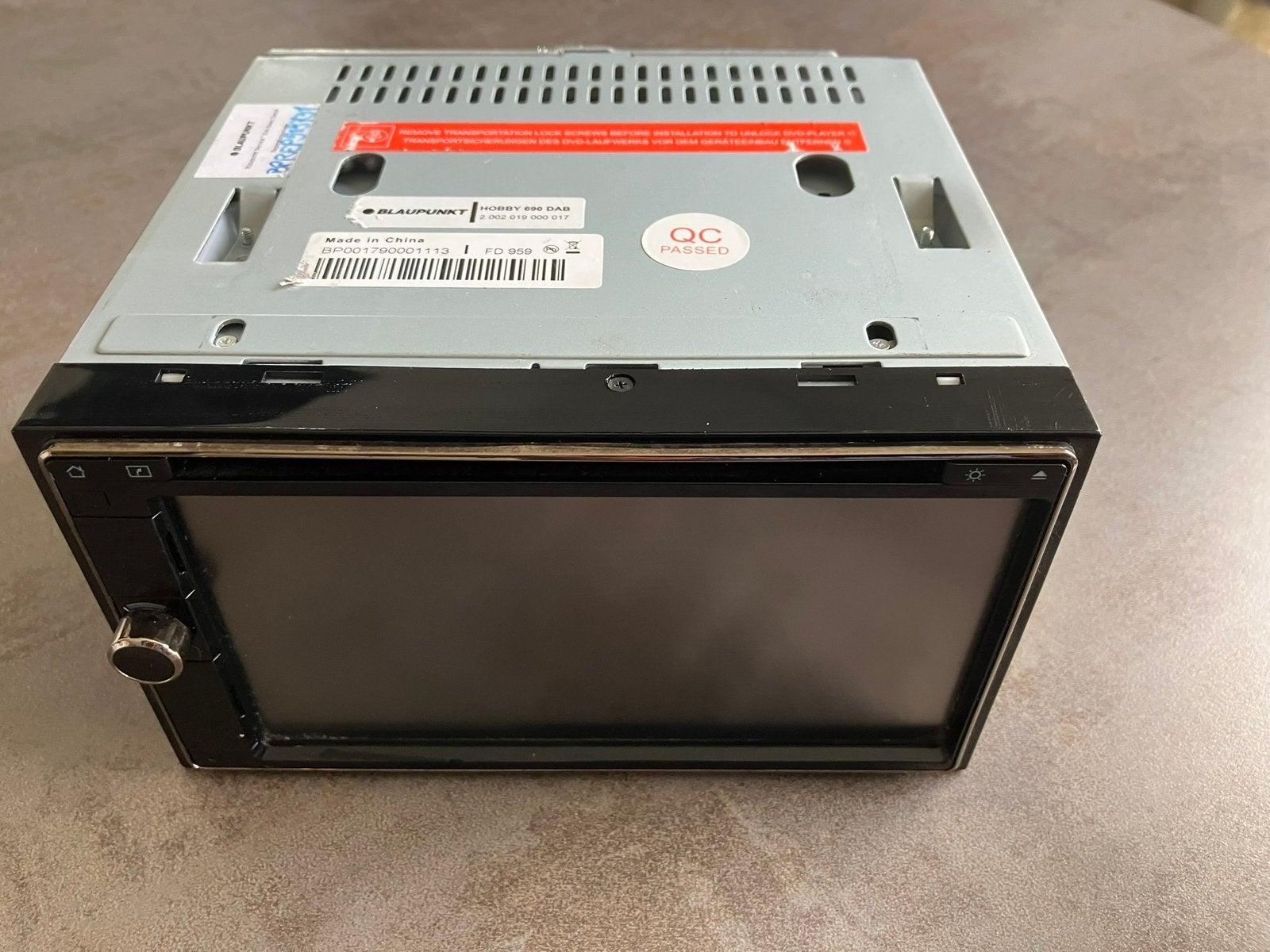 Blaupunkt 690 radio/ navigatie fiat en Citroën, Auto diversen, Ophalen of Verzenden, Zo goed als nieuw