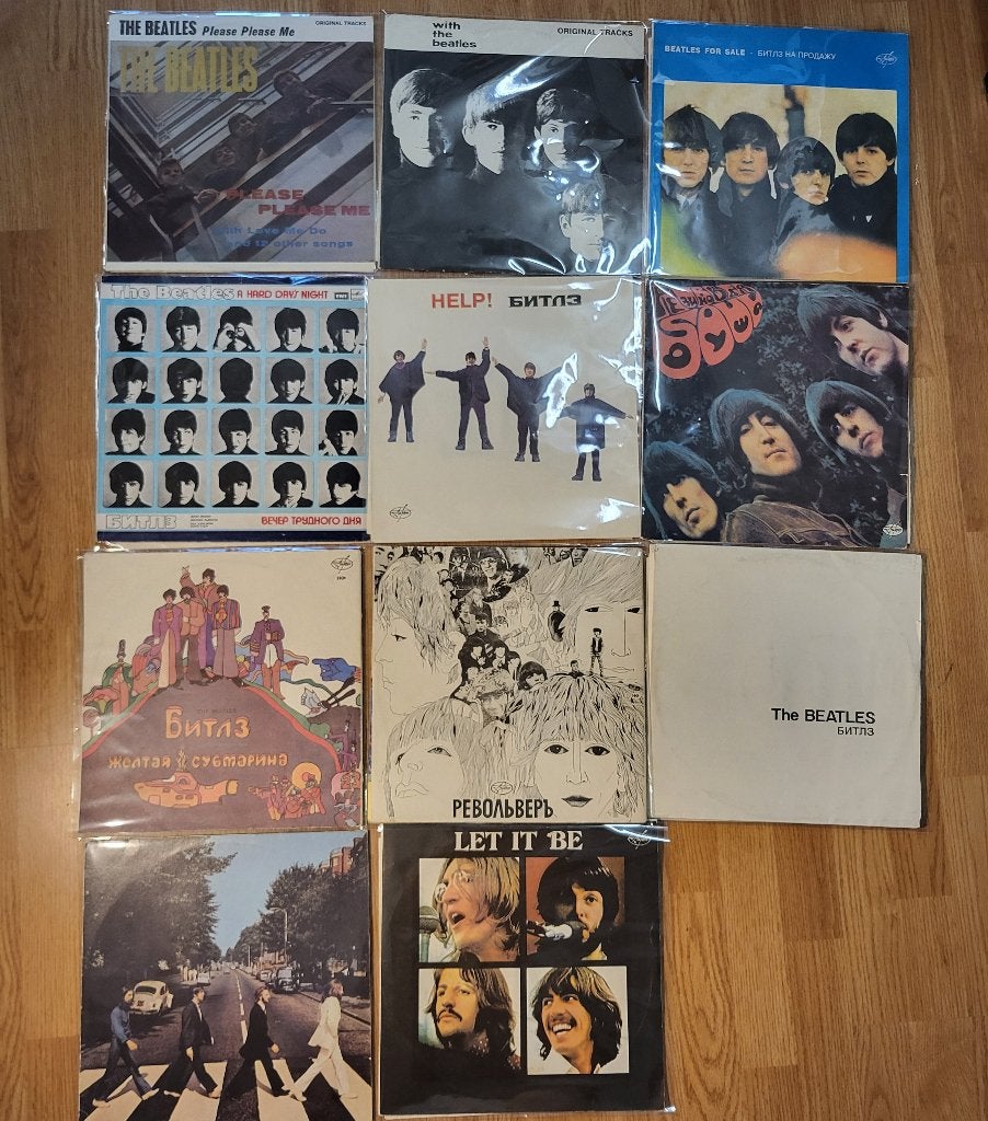 The Beatles – Complete Russische LP Collectie 11 LP's AnTrop, Gebruikt, Reissue, Ophalen of Verzenden, 12 inch