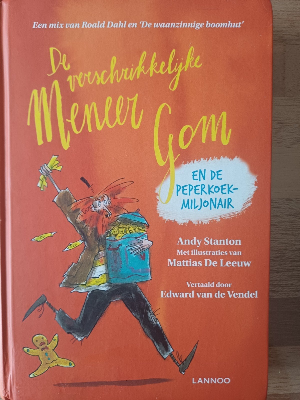 De verschrikkelijke meneer Gom en de peperkoekmiljonair, Fictie algemeen, Ophalen of Verzenden, Zo goed als nieuw, Andy Stanton