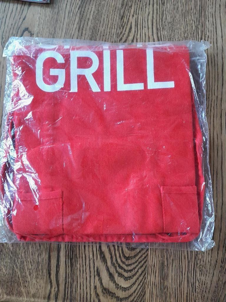 kookschort keukenschort Jupiler King of the grill. Nieuw!, Ophalen of Verzenden, Nieuw, Rood, Schort