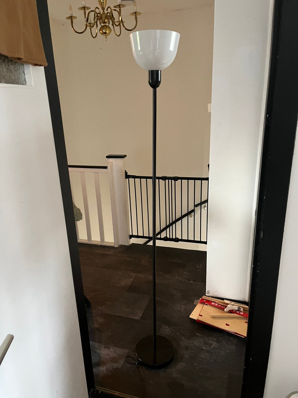 Ikea Hektogram staande lamp, Huis en Inrichting, Ophalen, Zo goed als nieuw, 150 tot 200 cm