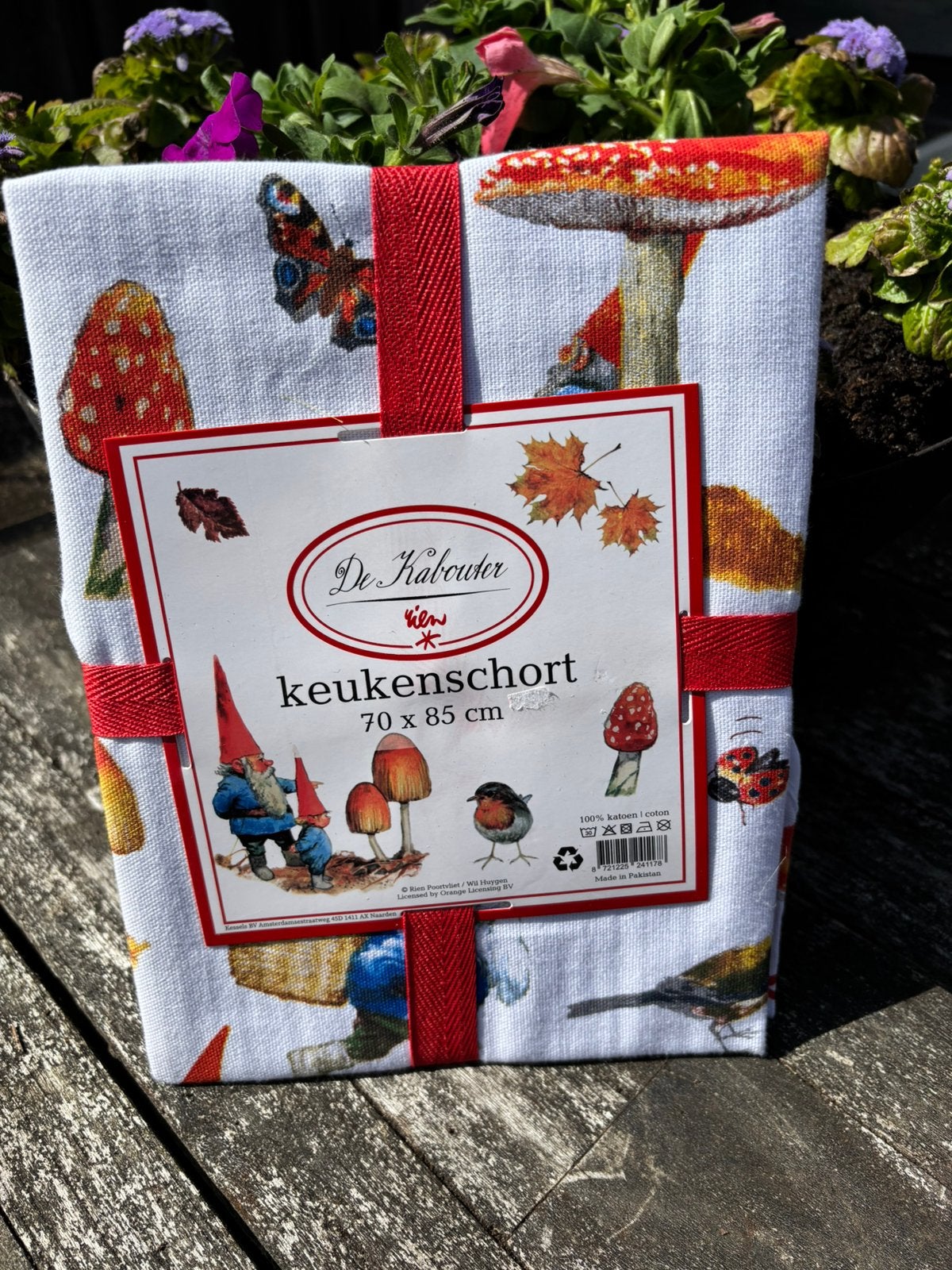 David de kabouter keukenschort , nieuw, Huis en Inrichting, Verzenden, Nieuw, Schort