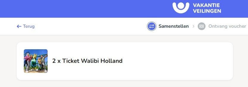 2 tickets voor Walibi (elke dag behalve zaterdag), Twee personen, Ticket of Toegangskaart