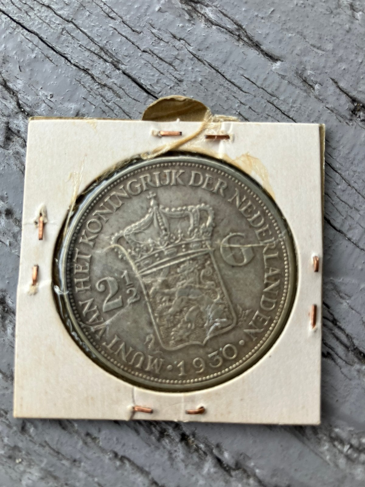 2 1/2 gulden munt Wilhelmina 1930, Postzegels en Munten, Munten | Nederland, Zilver, Ophalen of Verzenden, Koningin Wilhelmina