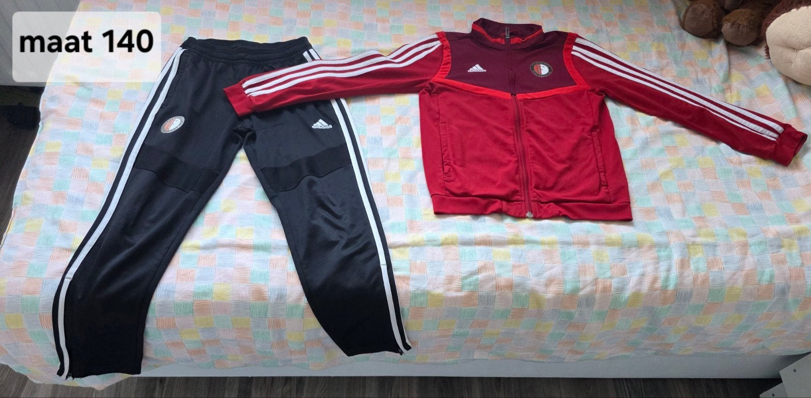 Adidas-trainingspak voor jongens, maat 140, Ophalen of Verzenden, Jongen, Sport- of Zwemkleding