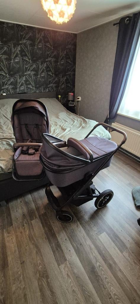 Qute Q-Rider met Maxi-Cosi en Isofix, Zo goed als nieuw, Combiwagen, Verstelbare duwstang, Ophalen