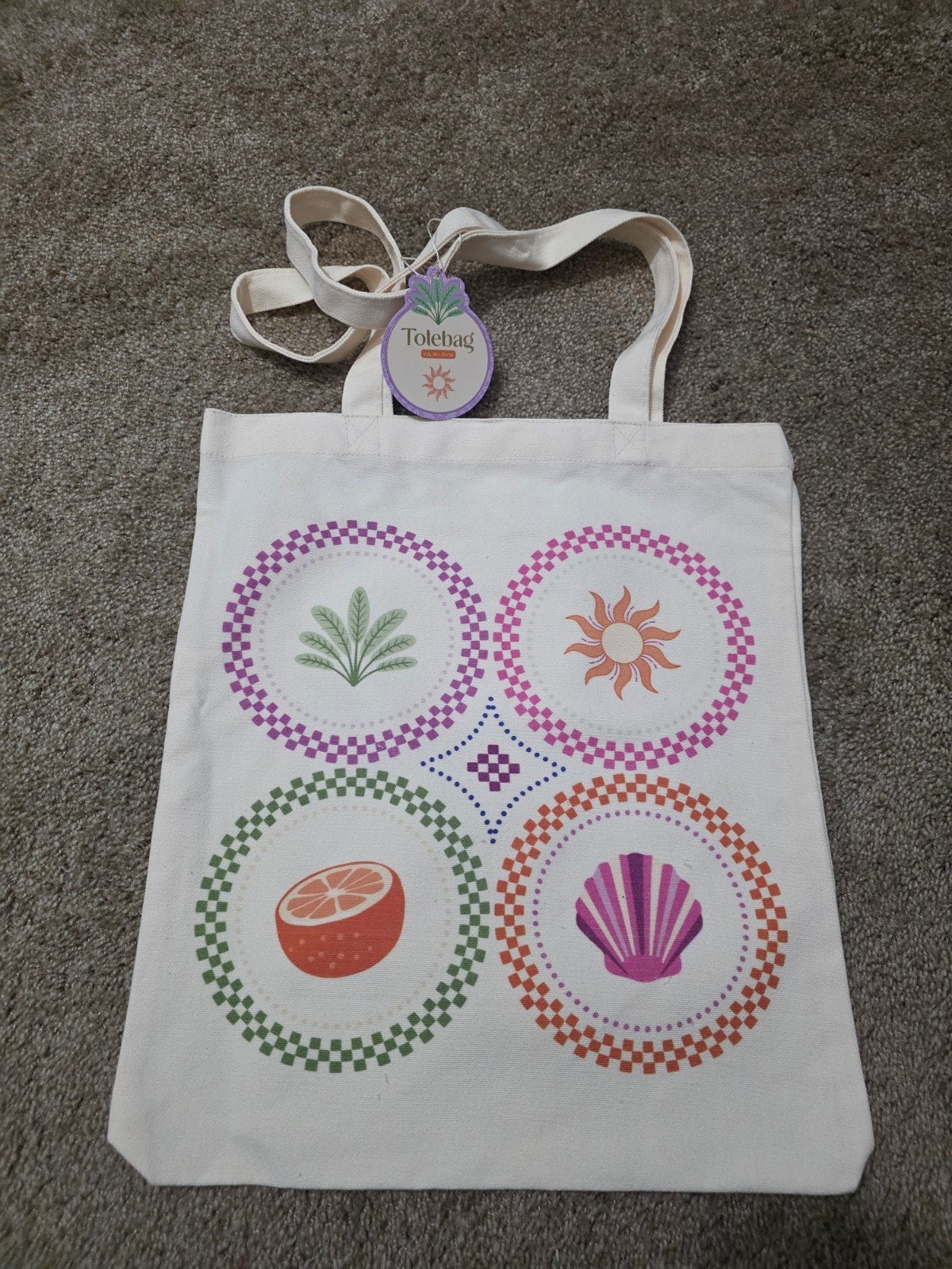 Zomerse Tote Bag - Nieuw met kaartje, Ophalen of Verzenden, Nieuw, Overige kleuren, Shopper