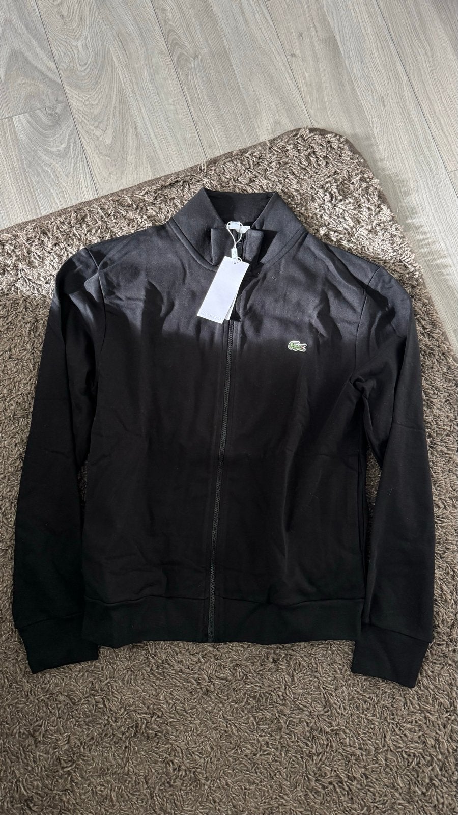 Lacoste Classic Fit Trainingsjack Zwart - Nieuw met labels, Ophalen of Verzenden, Nieuw, Maat 48/50 (M), Zwart