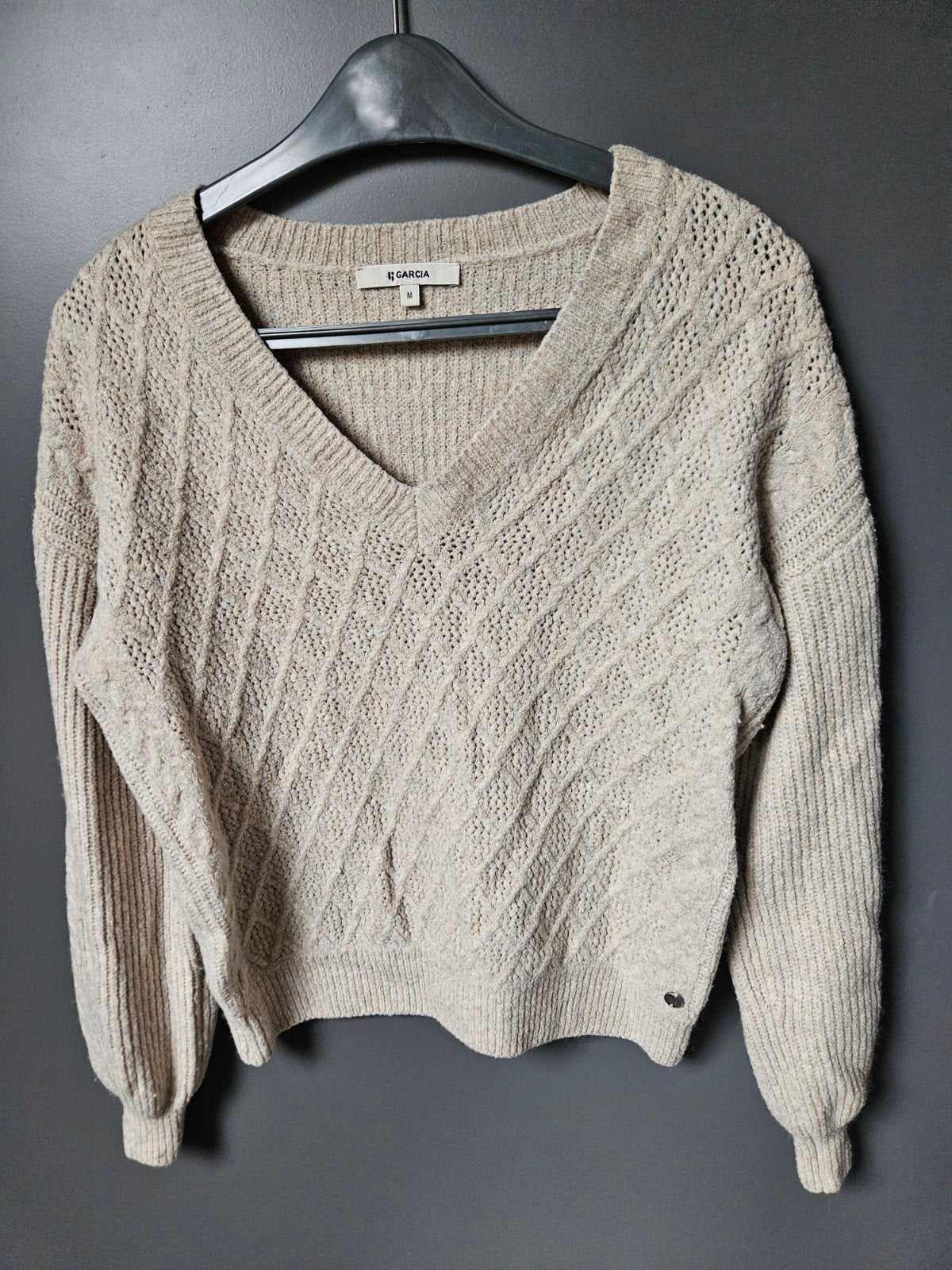Beige truitje maat M, Ophalen of Verzenden, Zo goed als nieuw, Maat 38/40 (M), Beige