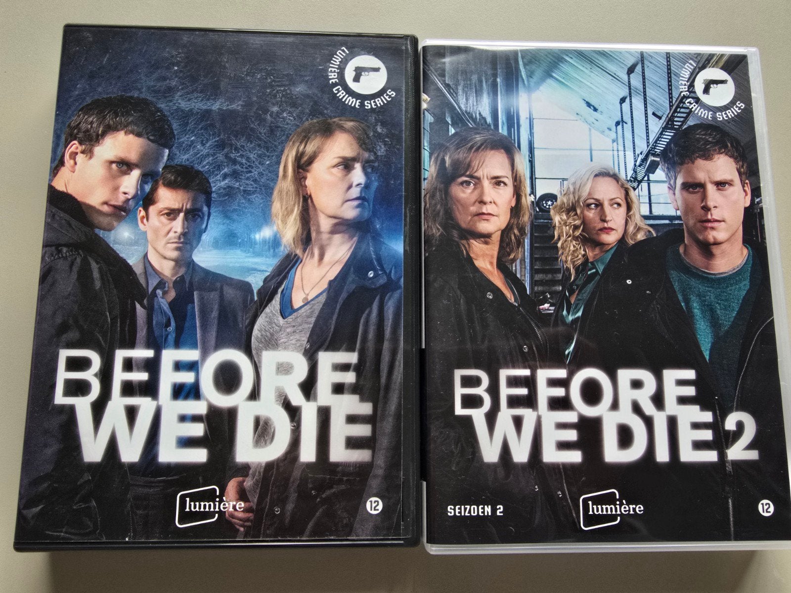 Dvd lumiere crime serie before we die + seizoen 2, Cd's en Dvd's, Nederlands, Seizoen 1, Ophalen of Verzenden, Zo goed als nieuw