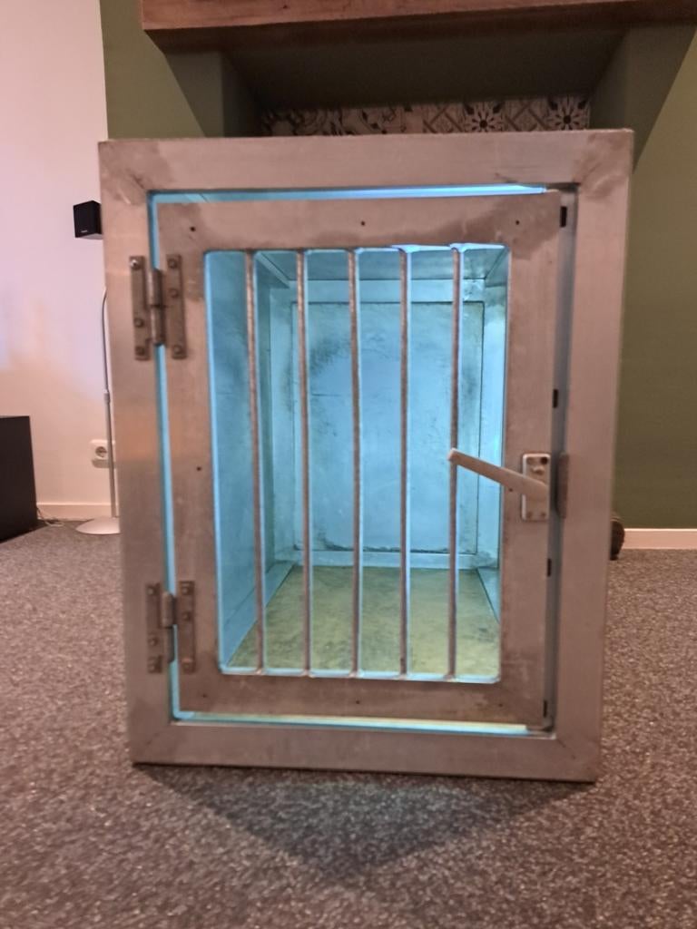 Professionele hondenkennel, hondenbox, Dieren en Toebehoren, Hondenhokken, Hondenkennel, Gebruikt, 65 tot 100 cm, Ophalen of Verzenden