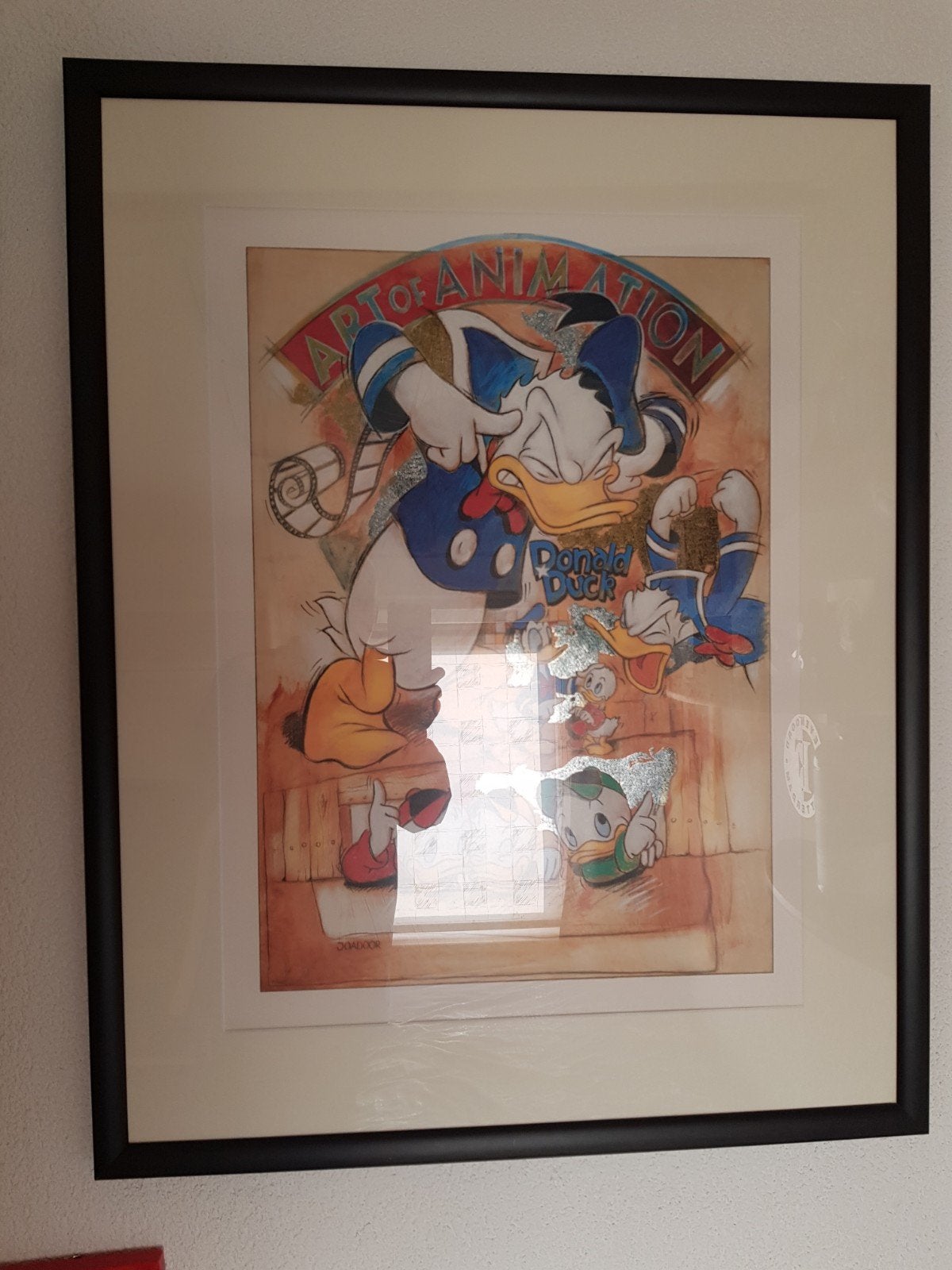 Litho van Donald Duck - The Art of Animation, Ophalen