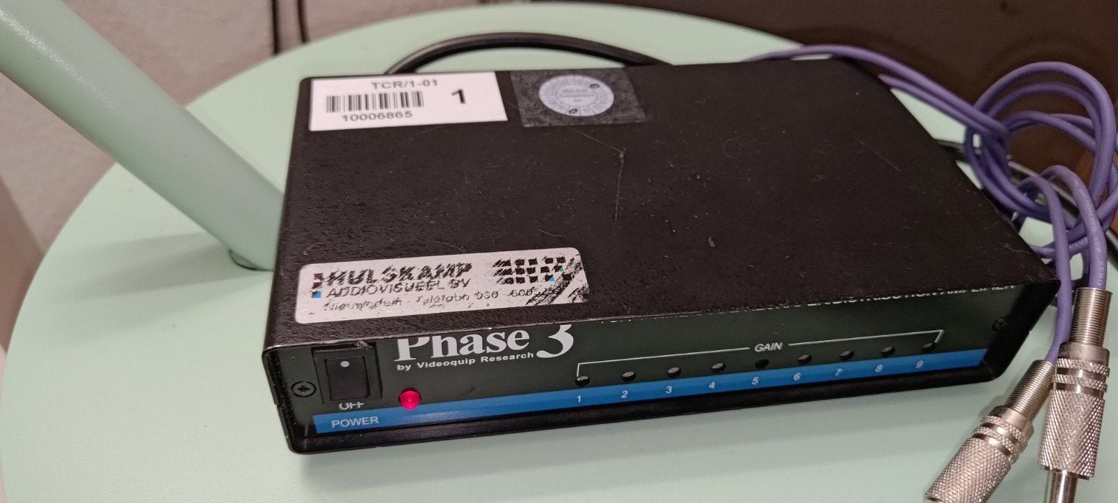Phase 3 tcr-1 time code reshaper/distribution amplifier., Hobby en Vrije tijd, Elektronica-componenten, Ophalen of Verzenden