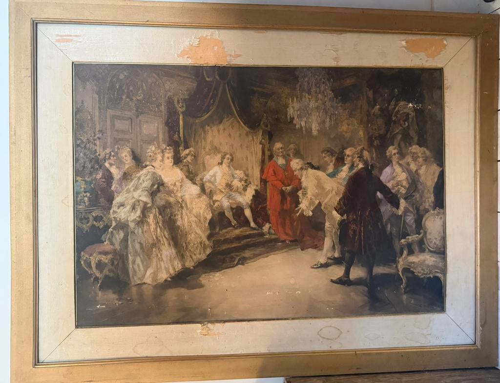 The recitation door Vincente de Paredes, Antiek en Kunst, Ophalen of Verzenden