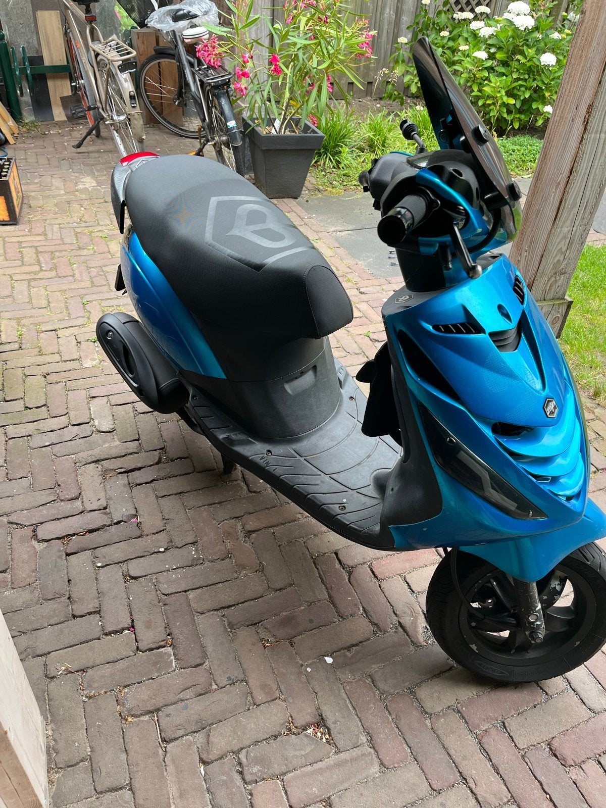 Piaggio Zip Scooter - Blauw, Goed Onderhouden, Ophalen, Gebruikt, Benzine, Piaggio