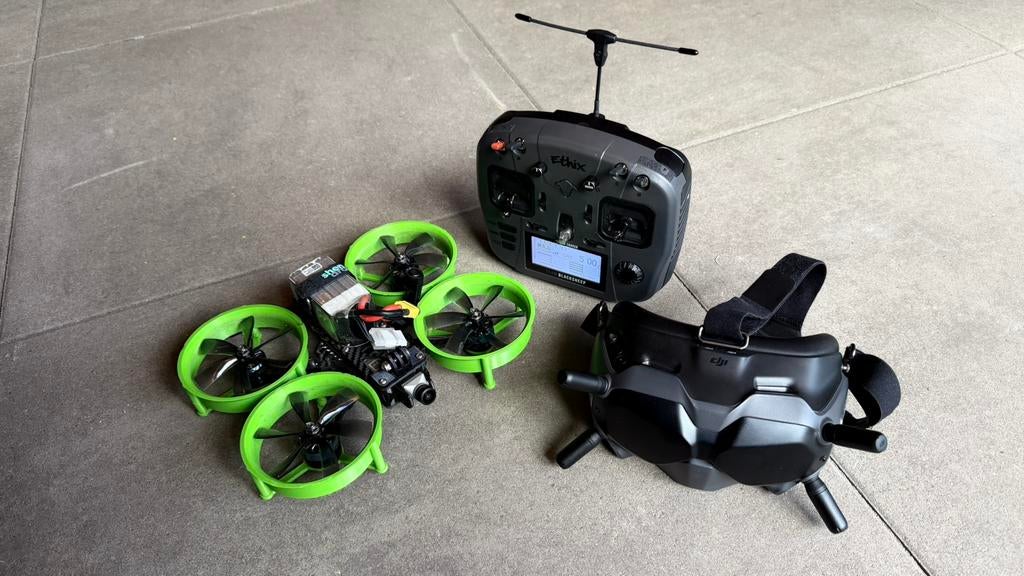 Complete DJI Digital Cinewhoop FPV Set, Audio, Tv en Foto, Drones, Ophalen of Verzenden, Zo goed als nieuw