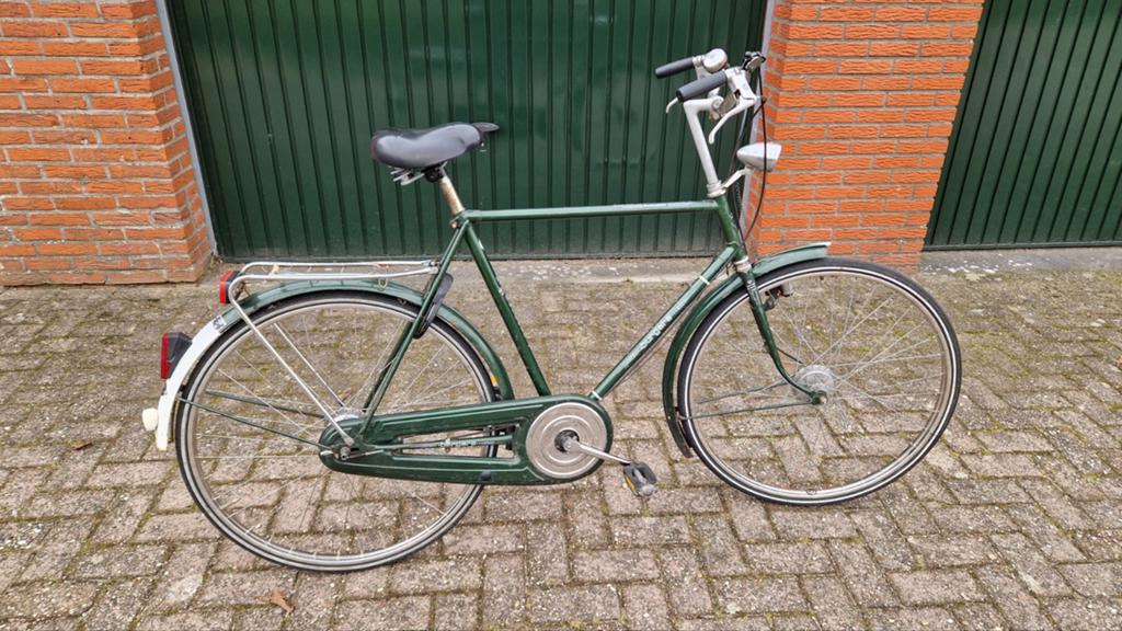 Te koop: degelijke Burgers fiets met 3 versnellingen, Ophalen, Trommelrem, Burgers