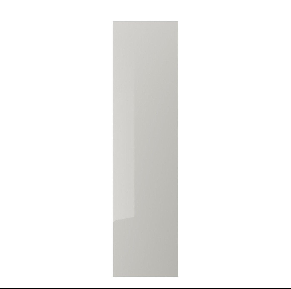 IKEA Kastdeuren Hoogglans Lichtgrijs met Designgrepen (4x), Ophalen, Overige materialen, 50 tot 100 cm, Zo goed als nieuw