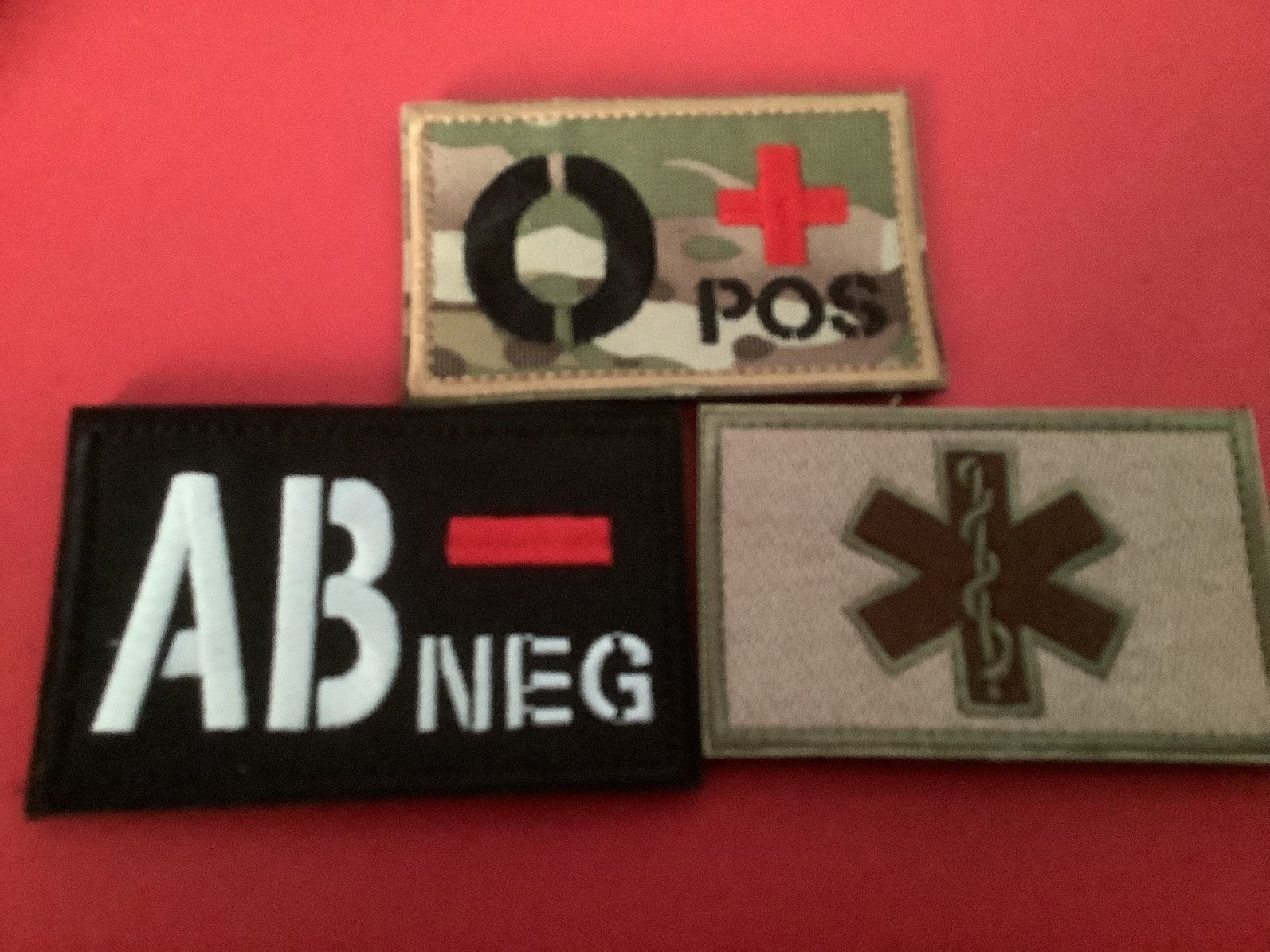 3 x Verpleegkundige Patch (set), Verzamelen, Ophalen of Verzenden, Landmacht, Nederland, Embleem of Badge