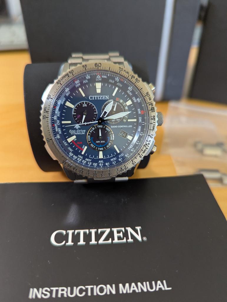Citizen Promaster CB5010-81L Titanium Funk Eco-Drive, Sieraden, Tassen en Uiterlijk, Horloges | Heren, Ophalen, Overige materialen