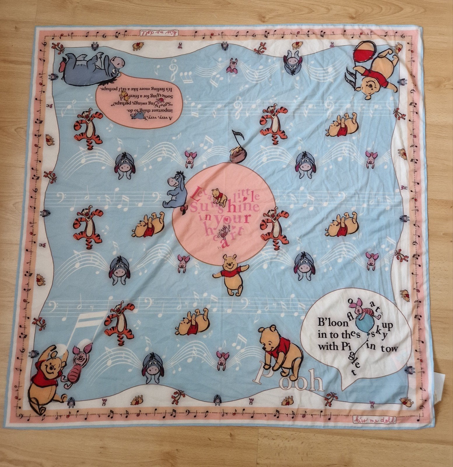 disney kiss me doll winnie poeh pooh the nieuw sjaal doek, Ophalen of Verzenden
