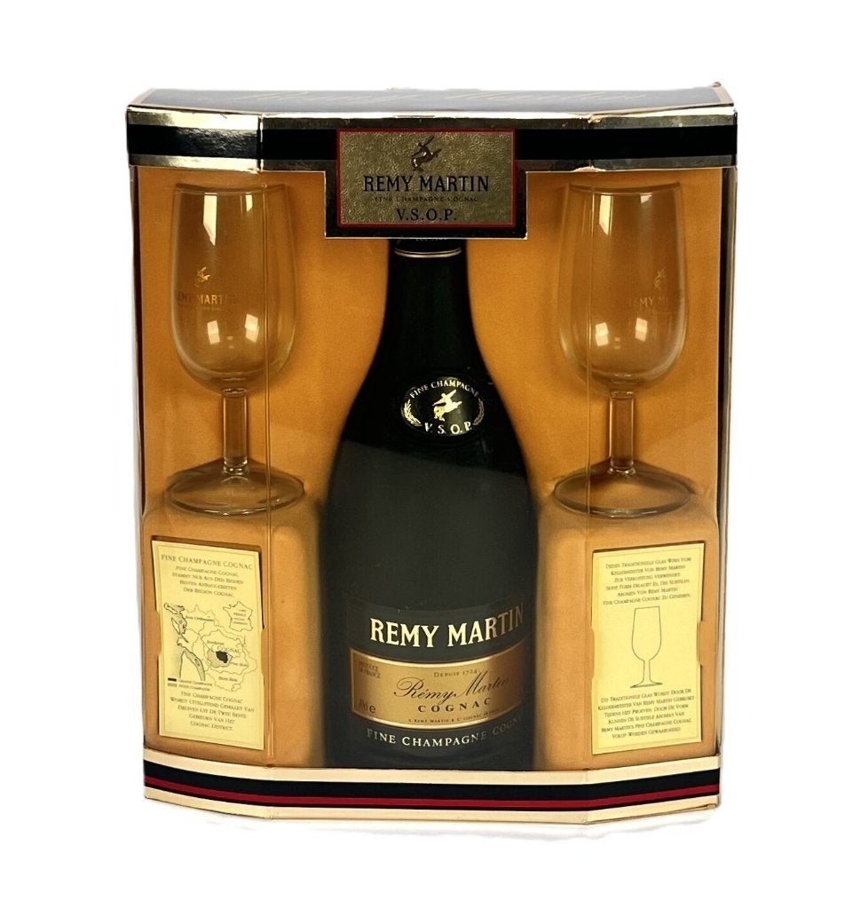 228. Cognac Remy Martin VSOP en glazen. originele verpakking, Ophalen