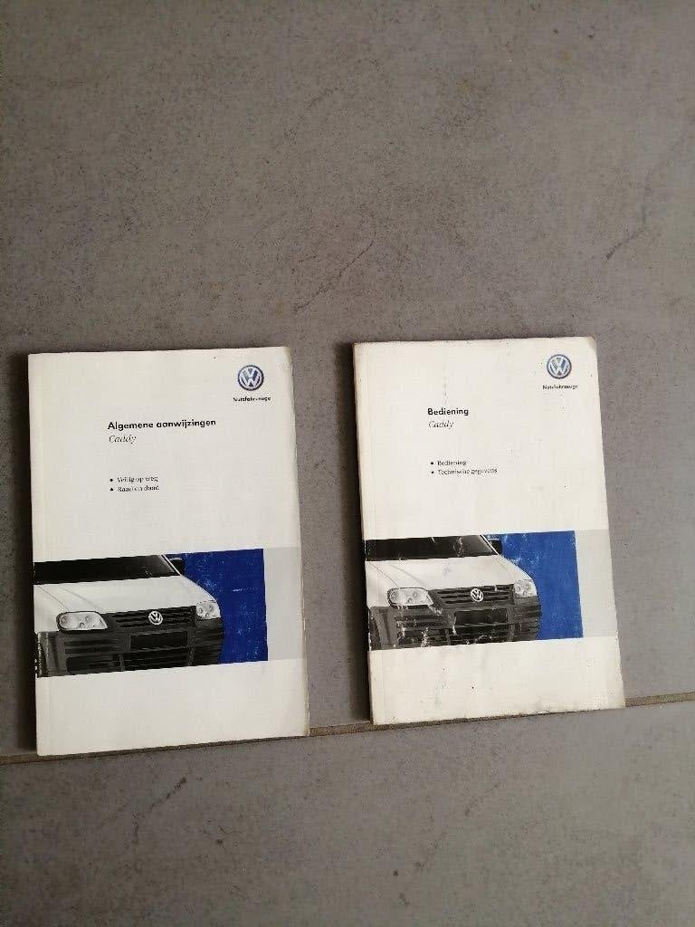 2 stuks boekjes VW CADDY type 2K   2003/2010  (duits-talig), Ophalen of Verzenden