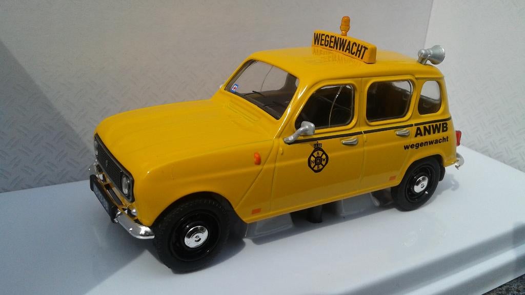 Renault 4 ANWB Wegenwacht 1:43 - NIEUW in doos, Ophalen of Verzenden, Zo goed als nieuw, Auto, Overige merken