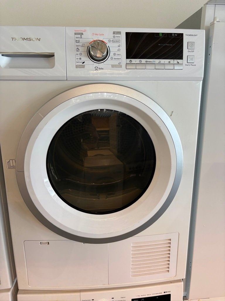 Gebruikte Thomson wasmachine 8 kg, Ophalen, Gebruikt, Minder dan 85 cm, Voorlader