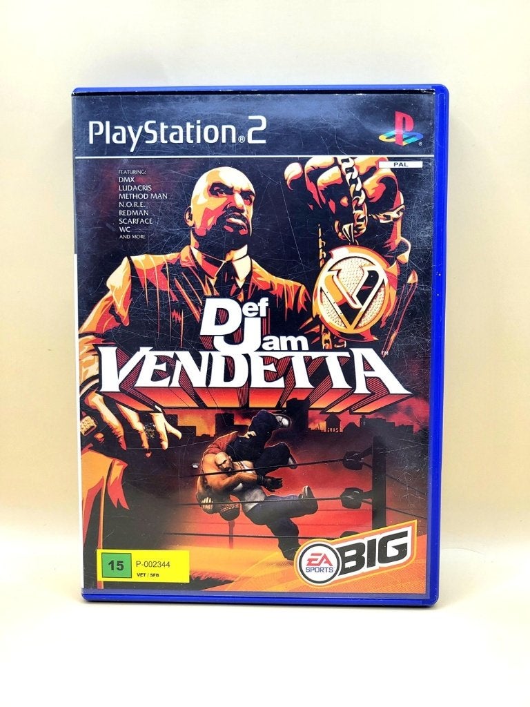Def Jam Vendetta (Geen Boekje) - PlayStation 2 - PS2, Spelcomputers en Games, Games | Sony PlayStation 2, Zo goed als nieuw, Vechten