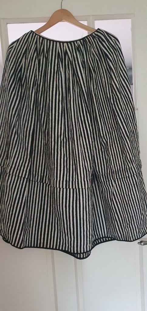 Antiek Drentse klederdracht rok zwart wit baaienrok, Antiek en Kunst, Ophalen of Verzenden