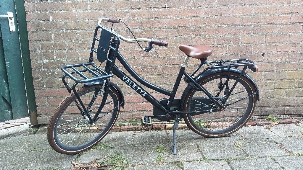 Valetta 24 inch transportfiets – frame 40 cm – voordrager, Ophalen, Terugtraprem, Handrem, Popal