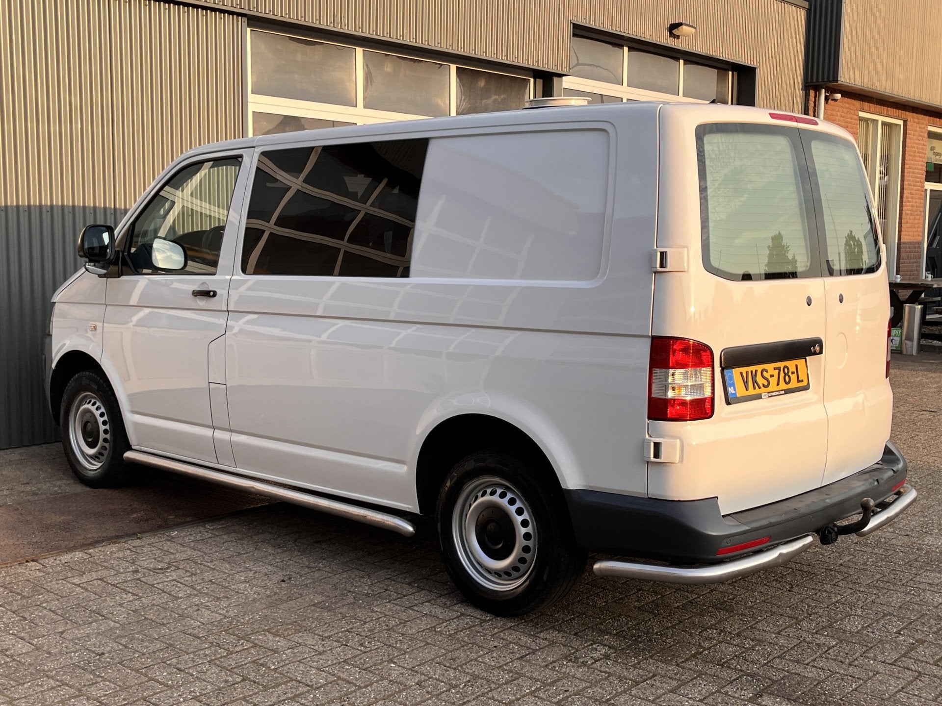 Volkswagen Transporter 2.0 TDI L1H1 Marge Btw vrij 140pk Dsg, Euro 5, Stof, Gebruikt, Zwart